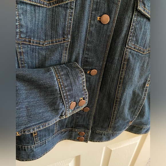 Jacket Blue Jean Womens Izod Denim Jacket - Picture 6 of 10